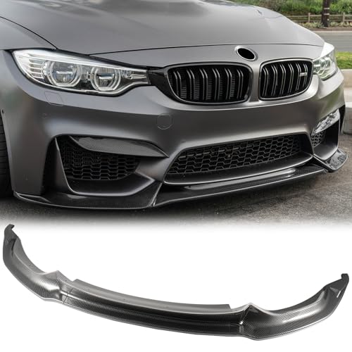 Front Bumper Lip for BMW M3 F80 M4 F82 F83 Front Lip Splitter Carbon Fiber Painting