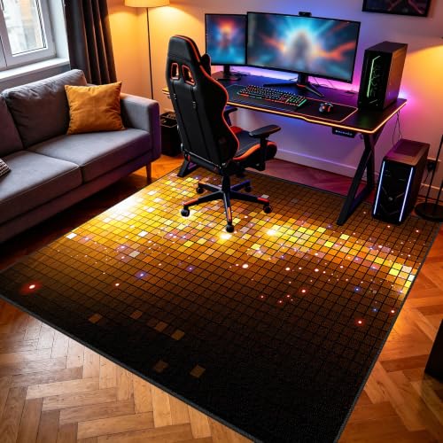 Tapis de sol salle de jeu antidérapant pour chaise