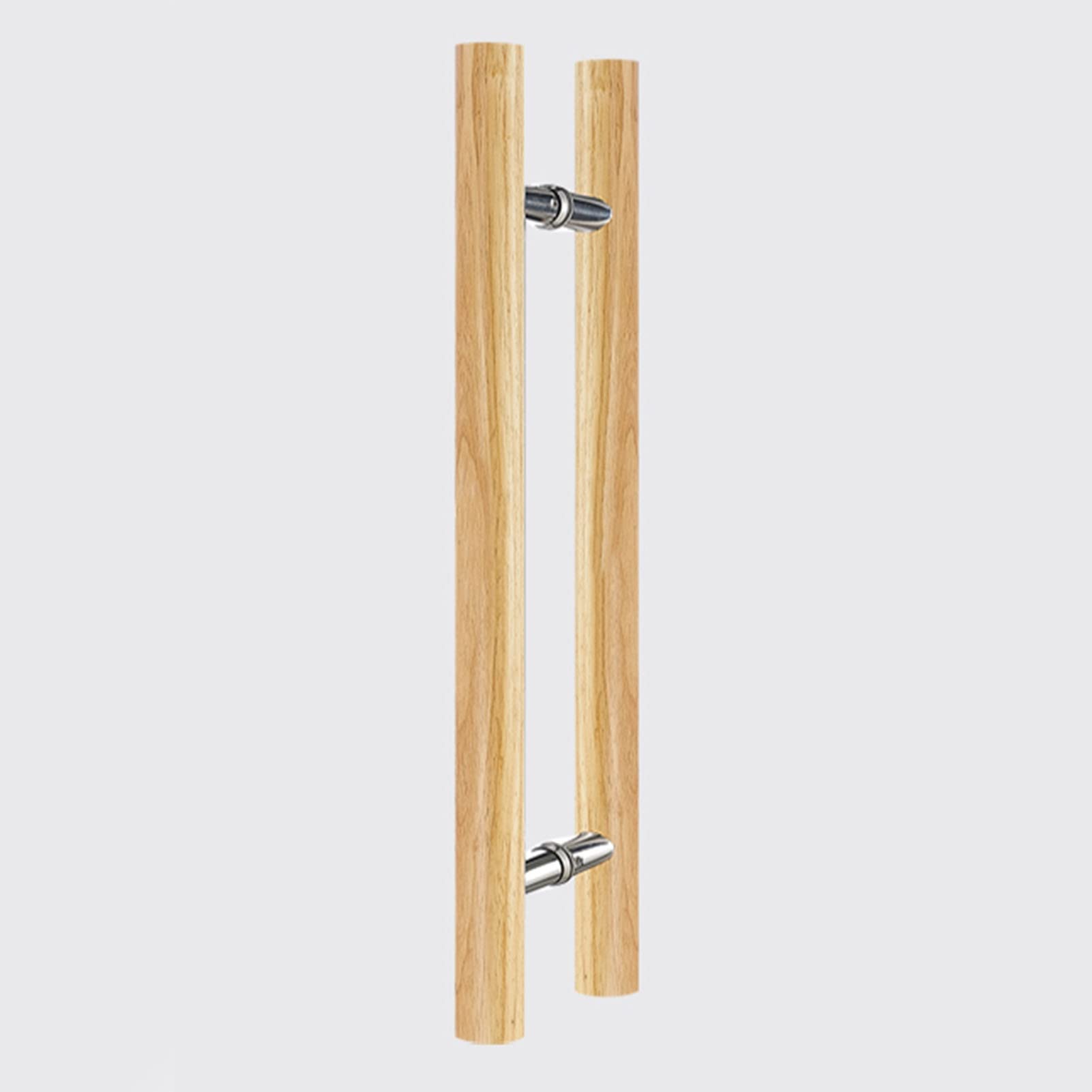 SENNIAN Solid Wood Handle Set, Glass Door Handle, Wood Handle for Sauna Room, Modern Hardware Pull Handle, Push Pull Door Handle, Long Door Handle,Barn Door Pull Handle (Size : 80x50cm)