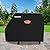 Char-Griller 8355 Flat Iron 3 Burner Outdoor Gas Griddle Grill Cover, Black