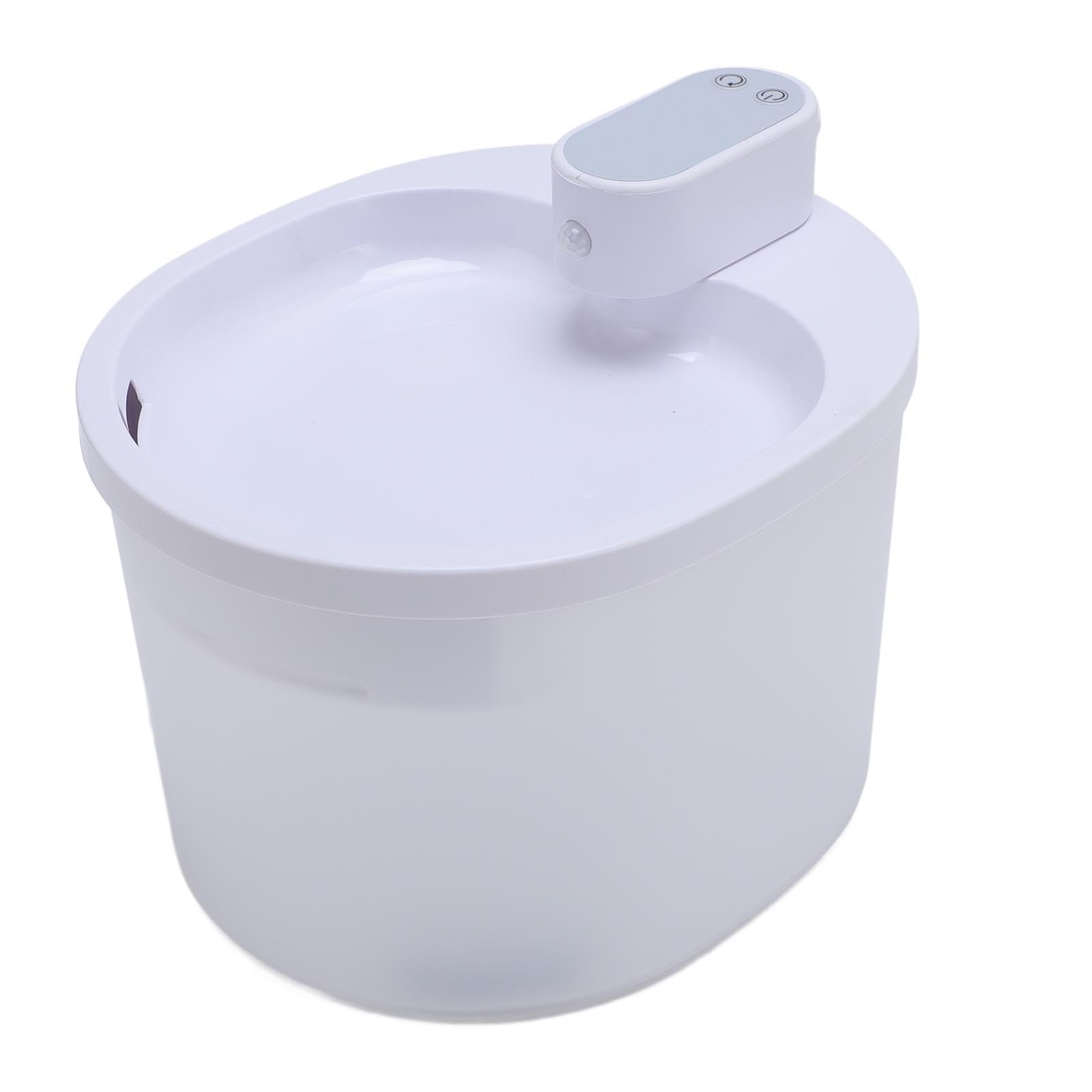 Dispenser D'acqua per Animali Domestici da 2,5 Litri a Batteria Ricaricabile con Fontana per Gatti Senza Fili, con Pompa Silenziosa, Vassoio in Acciaio Inossidabile per Cani e