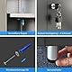 JINGUR Aktenschrank Büroschrank Lagerschrank Metallschrank Stahlschrank, Abschließbar Mehrzweckschrank Kleiner Schrank Buffetschrank Flurschrank (Schwarz)