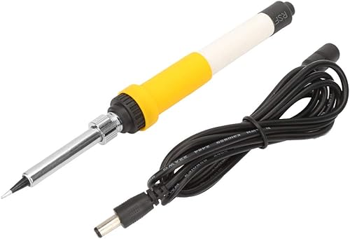 Bstxqty Electric Soldering Iron Kit Power Connector Electric Adjustable Temperature Soldering Iron for DIY SMD PCB Repair Tool DC 12V