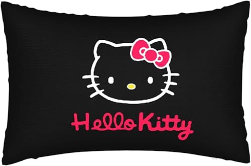 Miniatura 9 de Bonita funda de almohada Kawaii de dibujos animados de anime para decorar sala de estar, sofá y dormitorio, 20 x 30 pulgadas-L14