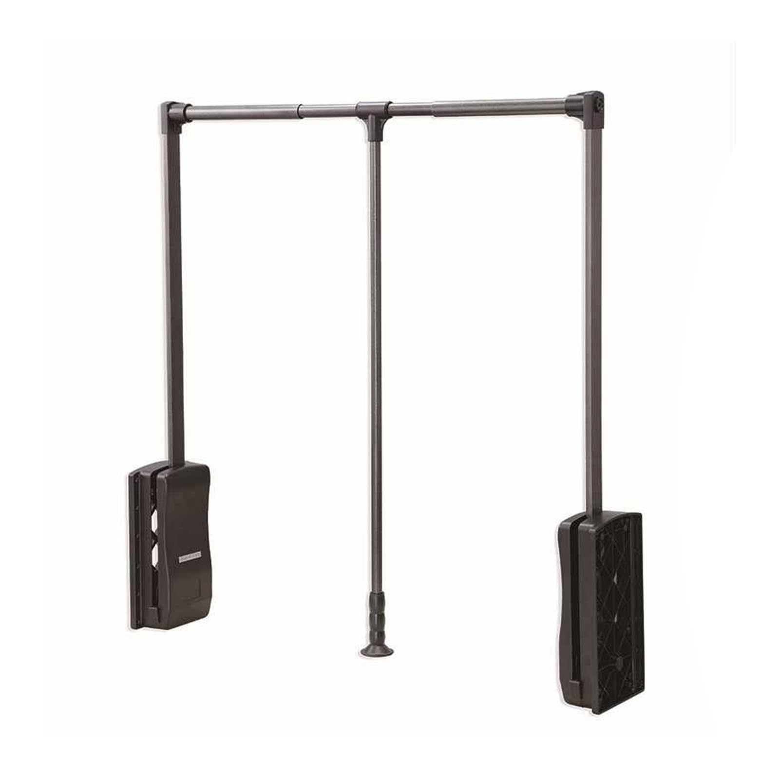 Tringle de penderie réglable hydraulique pour placard de 92 à 125 cm