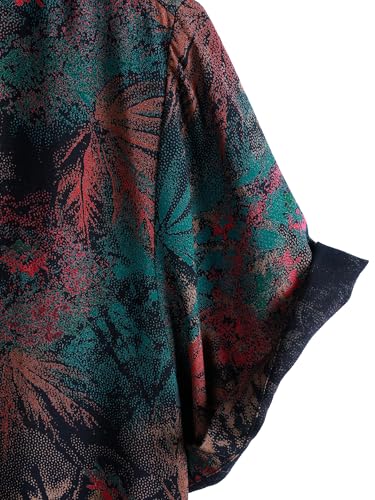 Image of JOTOOK Mens Hawaiian Shirt Short Sleeve Button Down Tropical Shirts Casual Floral Summer Beach Shirt