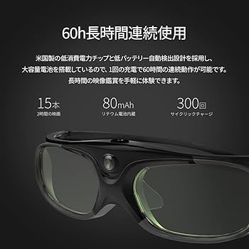 Valerion DLPリンク3Dメガネ（2パック）新品 Valerion DLPリンク3Dメガネ、VisionMaster Max/ Pro2/ Pro