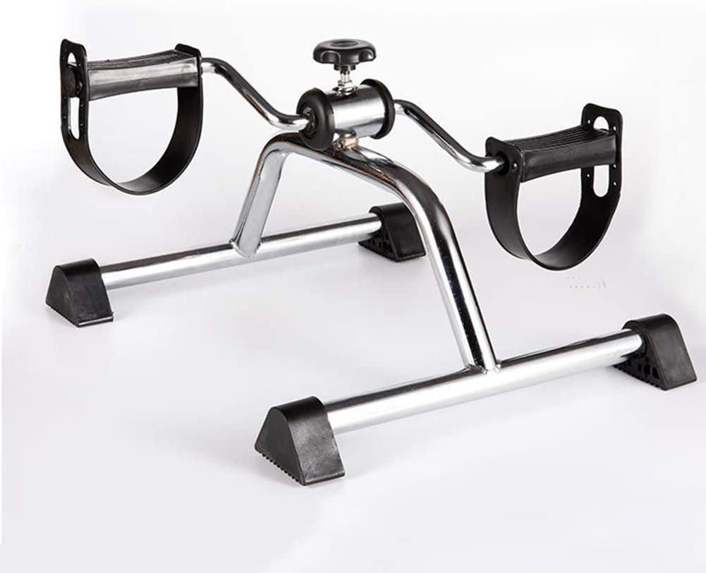 UMJIGF Pedal Bike Pedal Exerciser Portable Arm Home Pedal Exerciser Gym Fitness Leg Adjustable Resistance Cycle Pedal Exerciser for Women and Men,