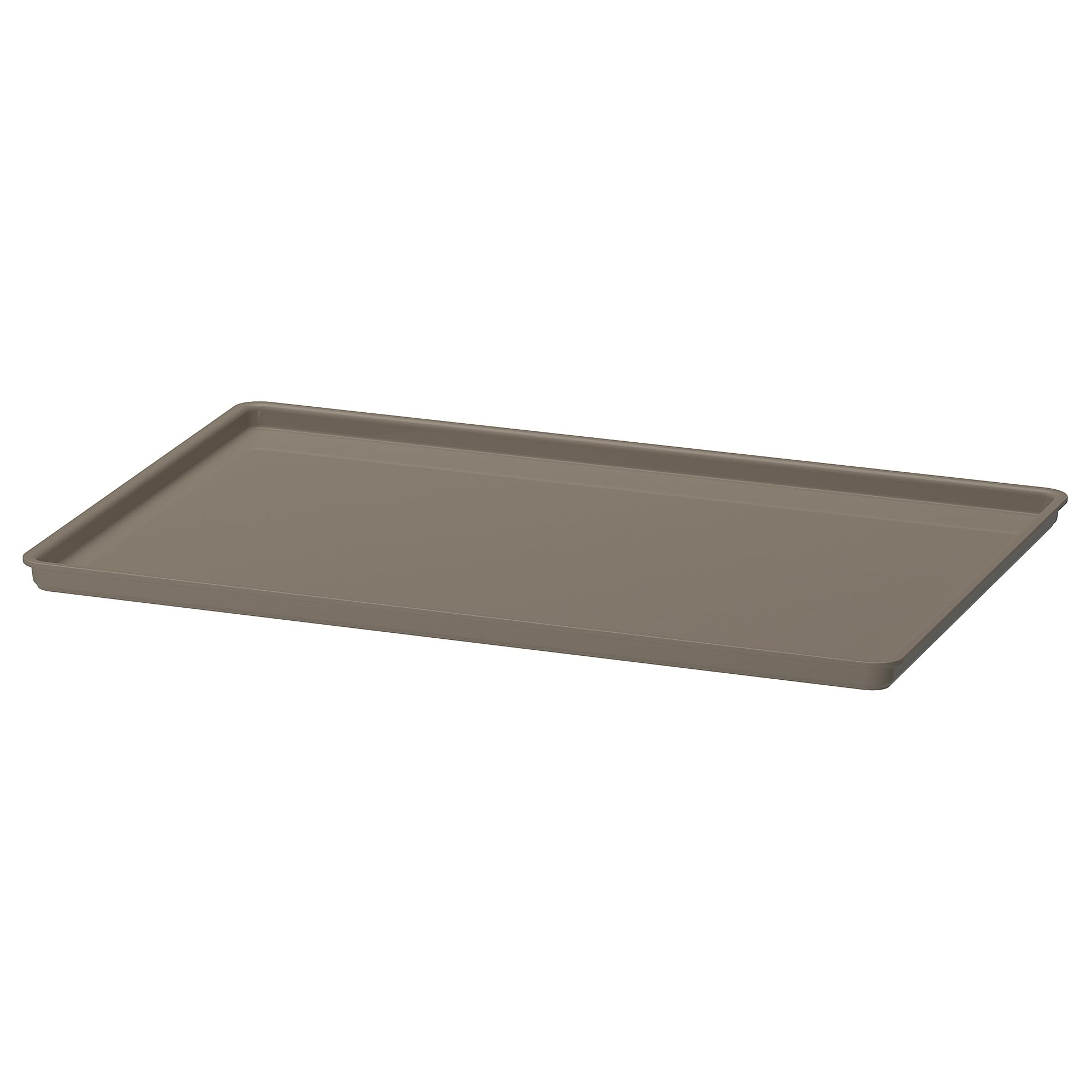 Couvercle KUGGIS gris foncé beige 26 x 35 cm pour protéger vos boîtes de la poussière