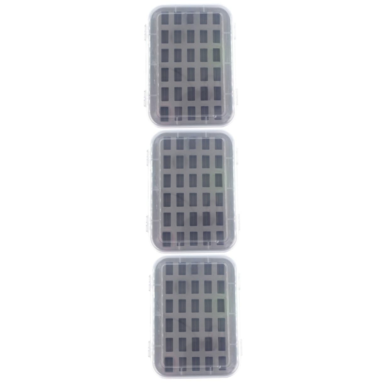 EXCEART 3pezzi Scatola Trasparente per Rocchetti da Cucito Organizzatore Pratico Plastica per Accessori Cucito Confezione da Design Compatto e Portatile per Filo e Spoline di Varie