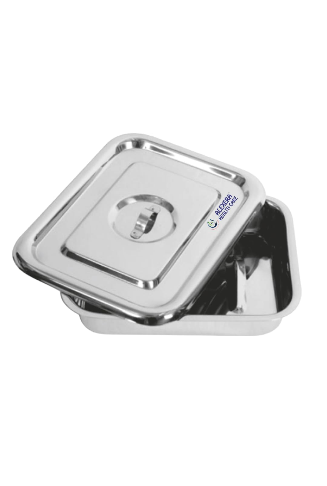 ALEXERA HEALTHCARE Stainless Steel with Cover Instrument Tray with Lid (10x8 Inch) (B0CL7L55HQ) Amazon Price History, Amazon Price Tracker