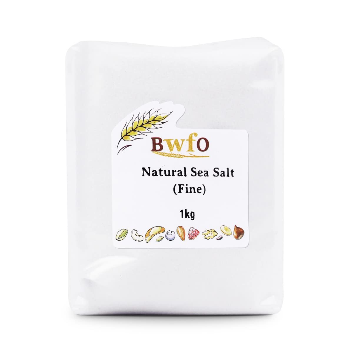 Natural Sea Salt (Fine) 1kg (BWFO)