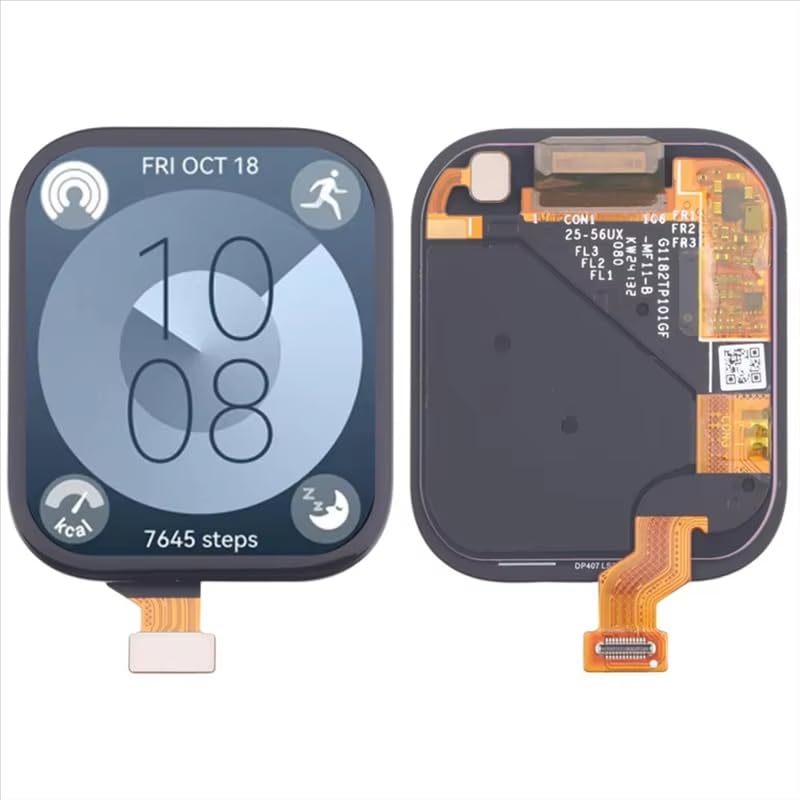 YOOOKOOO AA60-1.82" per schermo AMOLED per Huawei Watch Fit 3 SLO-B09 & SLO-B19, Fit3 Smartwatch LCD Display Touch Screen