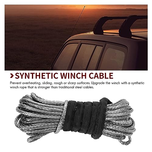Cable de cabrestante sintético de 7700LBs con funda protectora antitirones 7