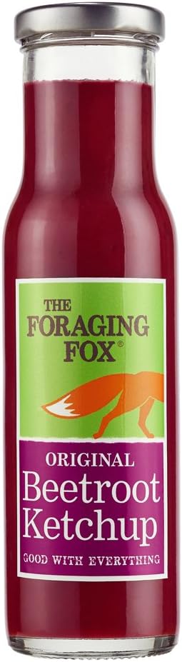 The Foraging Fox Beetroot Ketchup, Original, 9 Ounce