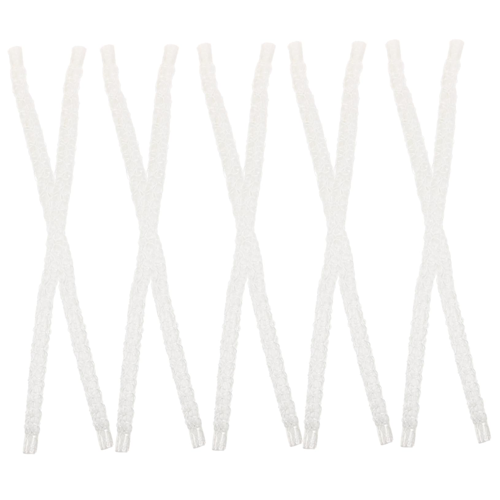 TOPPERFUN Fiberglass Wicks Set 10pcs for DIY Tiki Torch Decorations Replacement for Oil Lamps Wine Bottle Torch