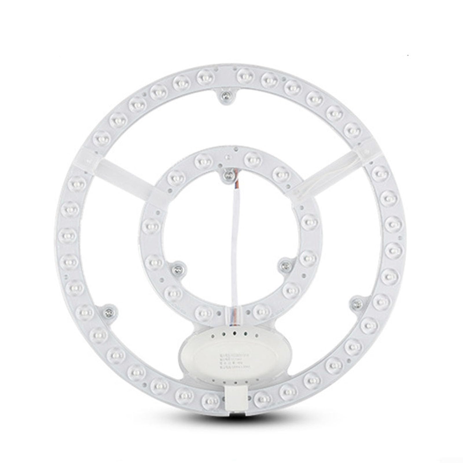 Led Ceiling Light Source, Round Ceiling Lamp Source Downlight Light Panel LED Module 2835 LED, Energy-saving And Environment-friendly(48W Two-color)