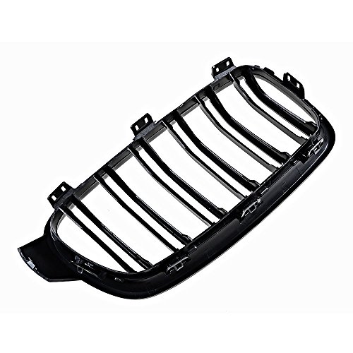 Glossy Black Front Kidney Grille Grill For 2012-2018 F30 320I 328I 335I 4-Door #TOP4