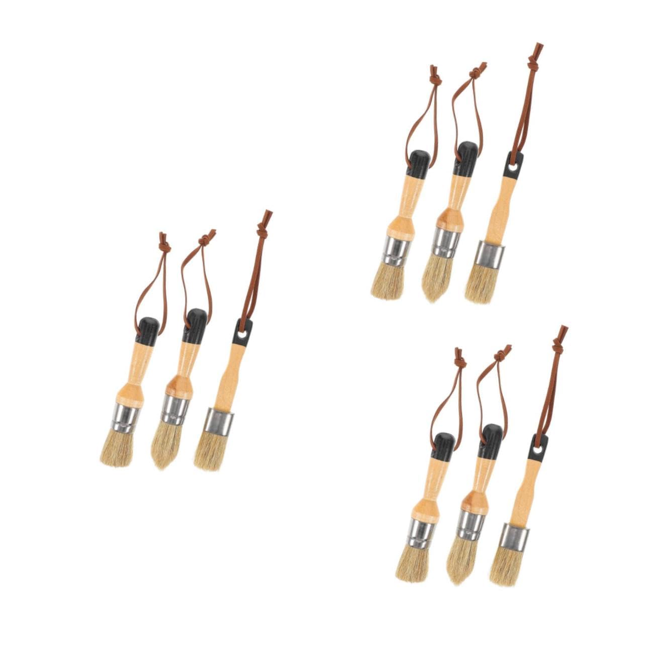 Homoyoyo 9stücke Teiliges Wasserfester Malpinsel Für Zuhause Langlebige Pinsel Mit Robustem Griff Für Kunst Und Schule Für Präzises Arbeiten Und Einfache Reinigung