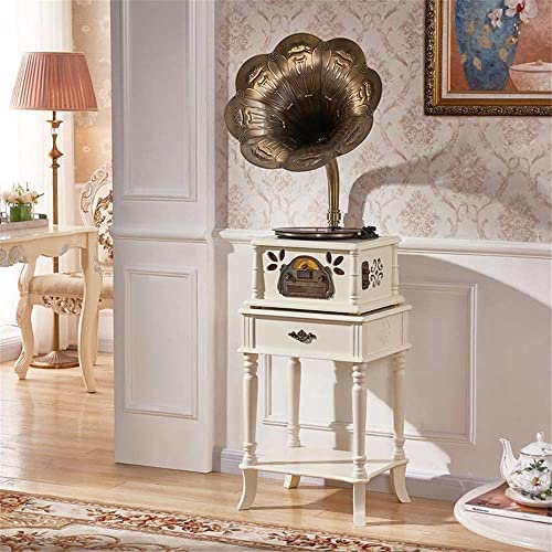 FWEOOFN Tourne-Disque, Haut-Parleur rétro Bluetooth Retro Corne Platine Vinyle Bluetooth Platine Vinyle Platine Cuivre… - Les Beatles, Paul McCartney, John Lennon, RIngo Starr, George Harrison FWEOOFN Tourne-Disque, Haut-Parleur rétro Bluetooth Retro Corne Platine Vinyle Bluetooth Platine Vinyle Platine Cuivre… – Image 3