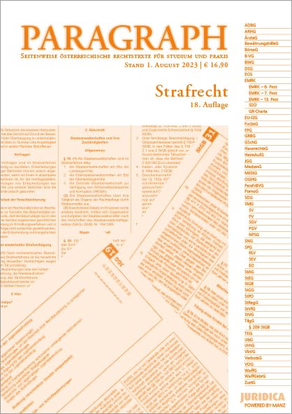 Paragraph - Strafrecht (Edition Juridica)