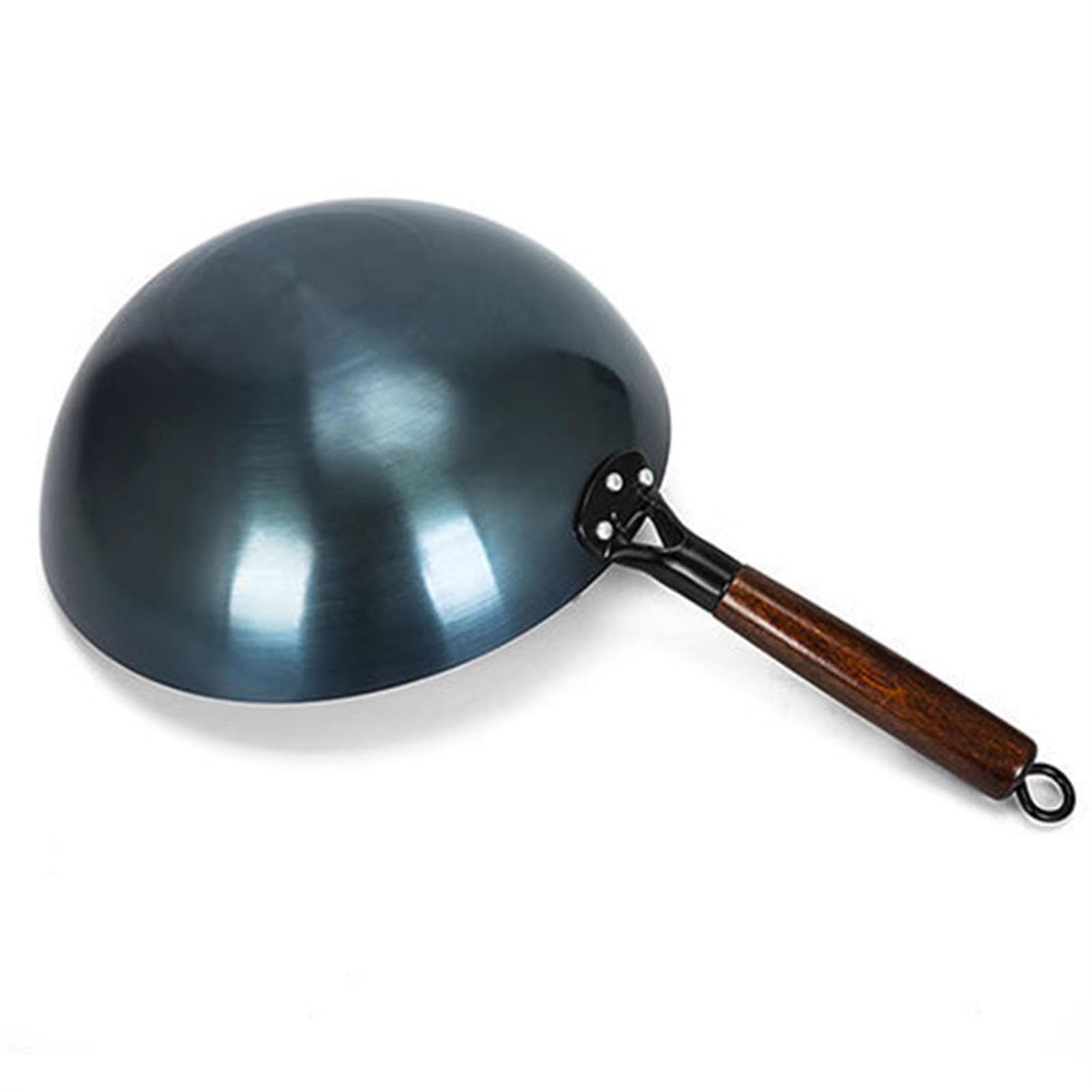 Traditionelle Chinesische Eisen-Wok-Pfanne mit Rundemund Antihaftbeschichtung für die Küche zu Hause und Im Restaurant (36cm)