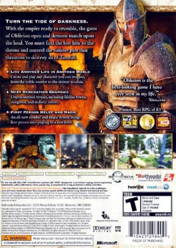 Elder Scrolls IV Oblivion Xbox 360 un monde ouvert révolutionnaire