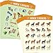 Fancy Land Horse Stickers for Kids 306Pcs 12 Sheets Horse Stickers Birthday Party Supply Classroom Reward Gifts Kentucky Derby Party