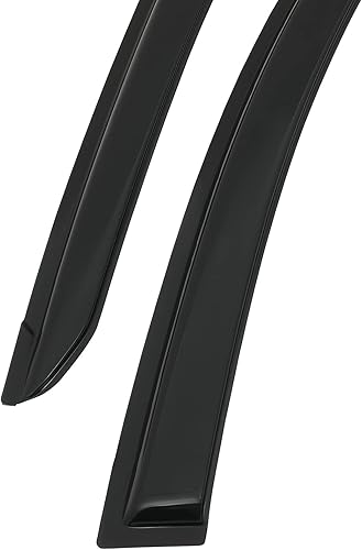 Miniatura 8 de OCPTY Viseras de ventana para RAV4 2013 2014 2015 2016 2017 2018 protectores de lluvia con cinta adhesiva deflectores de ventana lateral, 4 piezas