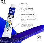 Daler Rowney System3 10-Tube Acrylic Paint Set for Adults - Acrylic Painting Supplies for Artists and Students - Acrylic Paints for Murals Canvas and More - Art Paints for Any Skill Set