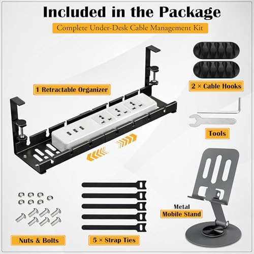 Image of GLUN Pack of 10 Black Mesh Metal Desk Pen, Pencil and Other Stationery Organiser Holder, Use at Office, School and Home