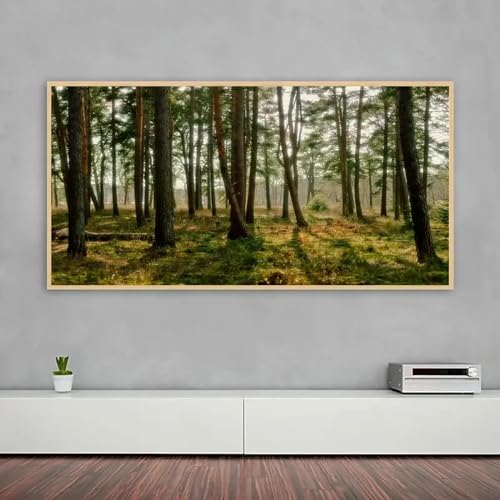 Décoration murale grand format forêt pour grand salon