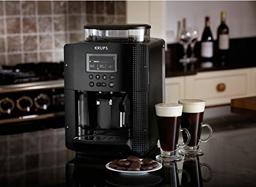 Krups EA8150 - Cafetera Automática 15 Bares de Presión, Pantalla LCD, 3  Niveles de Intensidad, Ajustable de 20 ml a 220 ml, Programa Automático de  Limpieza y Descalcificación, Molinillo Integrado : Amazon.es: Hogar y cocina