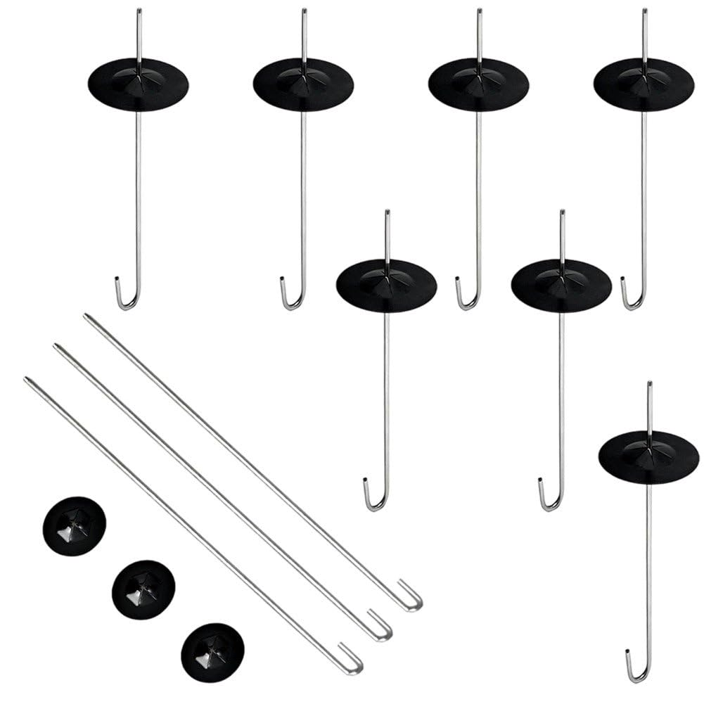 Fituenly Solar Panel Bird Guard Fastener Clips 10pcs Stainless Steel Animal Deterrent Clips, Critter Guard Roll Kit Wire Mesh Fastener for Top Pigeon Access