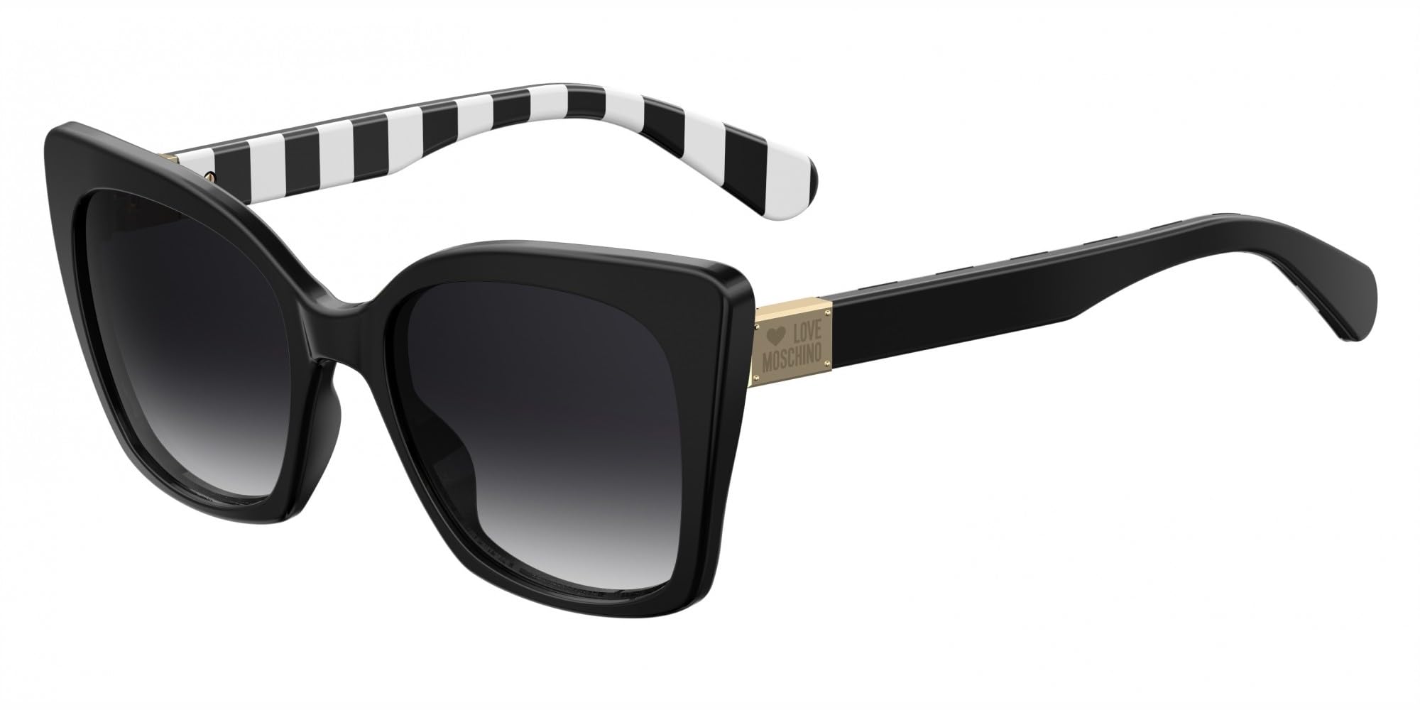Love Moschino Occhiali da Sole MOL000/​S BLACK/​DARK GREY SHADED 53/​19/​140 donna