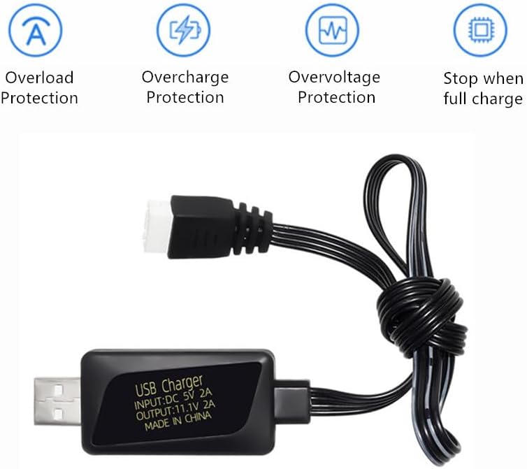 Miniatura 6 de 3S 11.1V Lipo Batería 2200mAh 35C con conector T para vehículos RC Car Vehículos RC Barco Drone Avión Quadcopter Helicóptero FPV 1 Pack con cargador