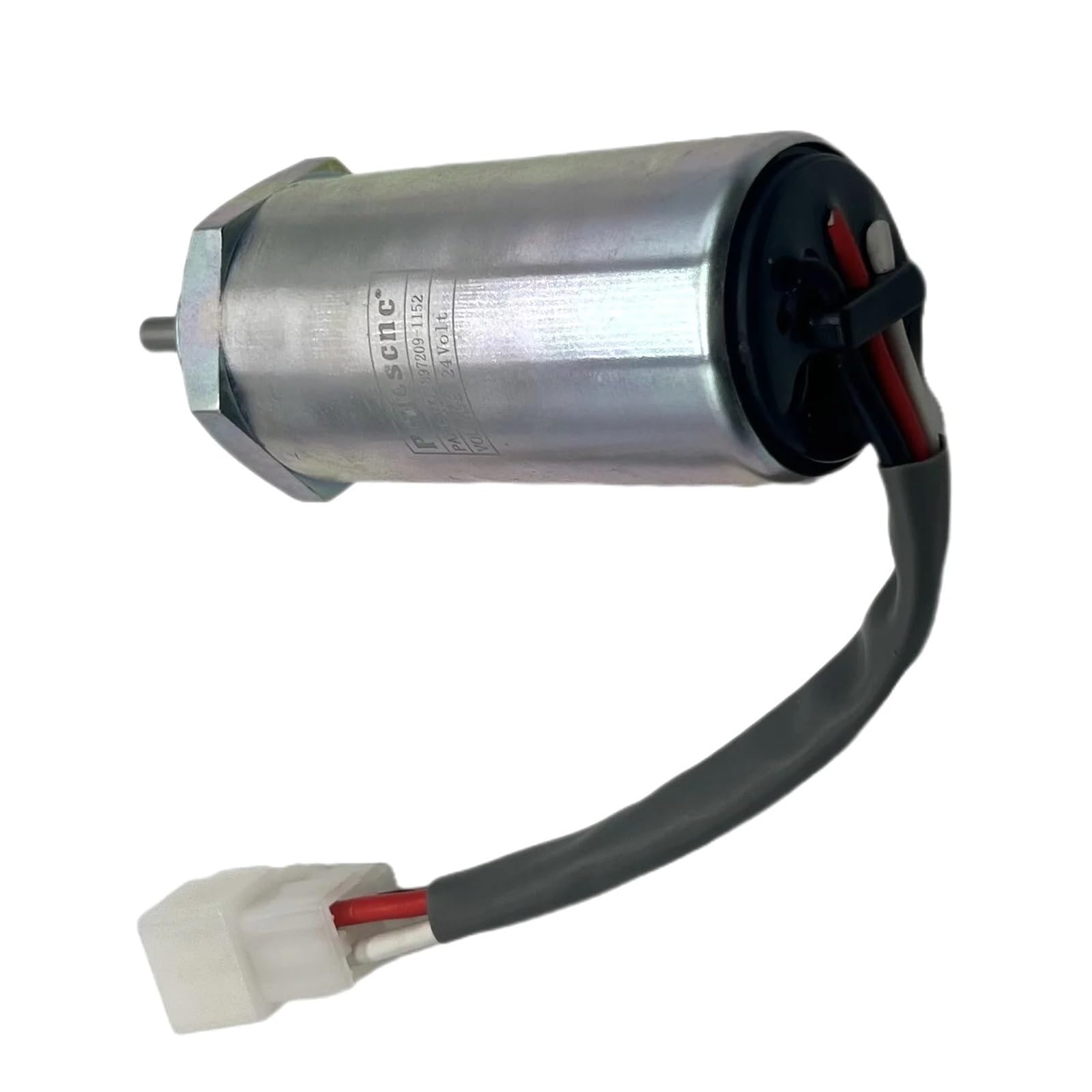 Solenoide de corte de combustible Solenoide de parada de combustible 897209-1152 (8972091152) para motores Hitachi 4LE1, 4LE2, EX55, 897329-5680, 8973295680