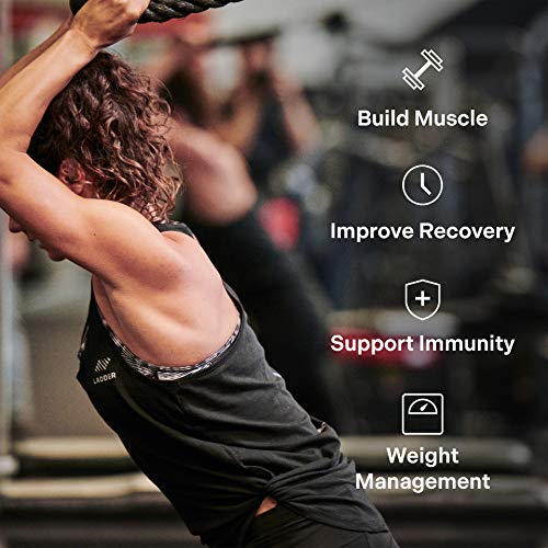 LADDER Sport Whey Protein Powder - 26g Protein, 7g BCAAs, 14g EAAs, 2 Billion CFU Probiotics, No Artificial Sweeteners, NSF Certified for Sport, formulated for Lebron James (Chocolate)