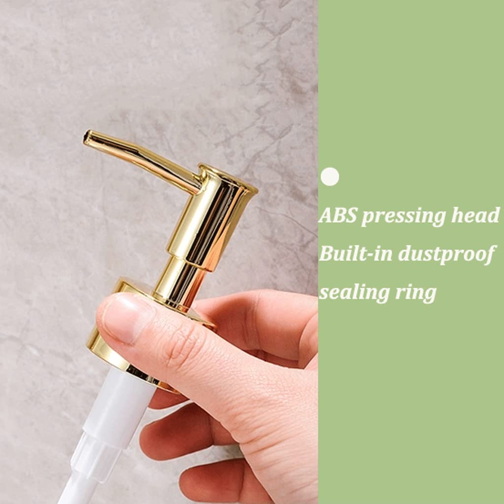 Dispenser di Sapone in Ceramica da 12 once/350 ml, Dispenser di Sapone per Le Mani Easy Press, per Uso in Cucina e Bagno, Dispenser di lozione da banco, flacone