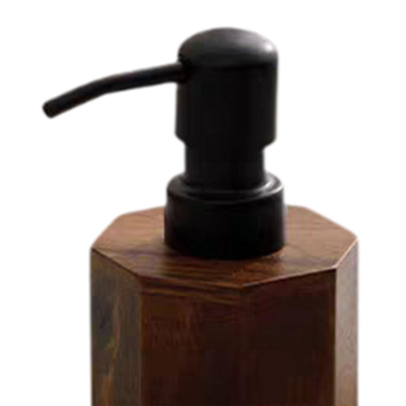 Qianly Dispensador de Jabón, Dispensador de Loción, Vacío, Práctico, Moderno, Fácil de Usar, Botella de Jabón Líquido con Bomba para Baño, Apartamento, Hotel, Pequeño