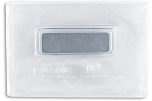 Clear Vinyl Magnetic Lapel Badge Holder