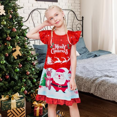 Image of Girls Nightgowns Unicorn Sleepwear Night Sleep Dress Pajamas Little Kids Toddler Soft Nightgown