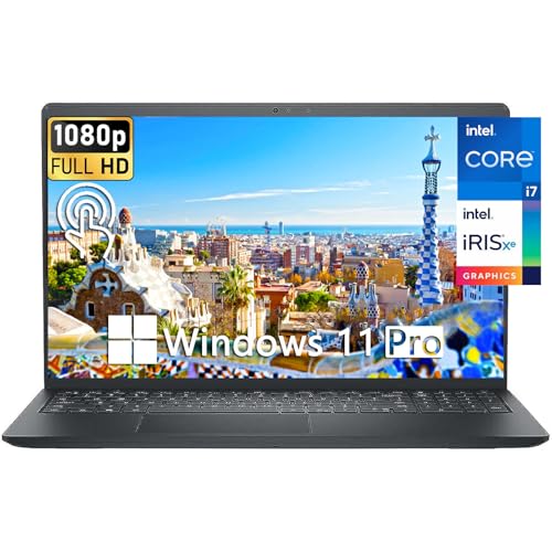 Dell Inspiron 15.6�C���` �^�b�`�X�N���[���m�[�g�p�\�R�� �r�W�l�X�p FHD �A���`�O���A�^�b�`�X�N���[���AIntel ��13���� i7-1355U (�ő�5GHz)�A16GB RAM�A2TB SSD�AIntel Iris Xe Grap