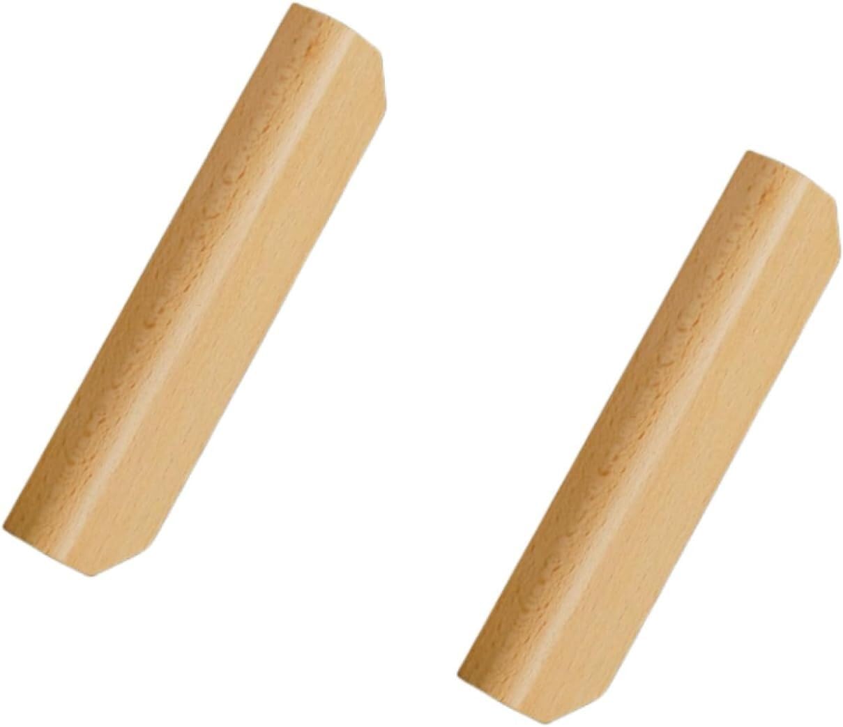 Erere Wood Drawer Handles Pulls,Furniture Hardware For Dresser Wardrobe Kitchen(,Hole Center 96Mm)