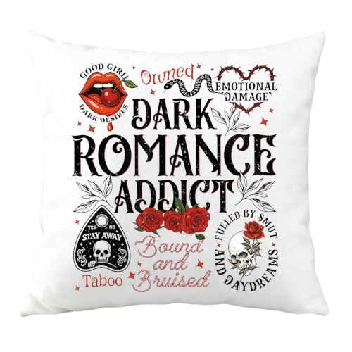 18 Romantic Book Lover Gift Ideas for 2026: Cozy, Personal, and Bookish Gifts 11 Dark Romance Throw Pillow Cover