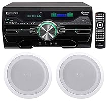 Technical Pro DV4000 4000w Home Theater DVD Receiver+2 8&quot; Ceiling Speakers
