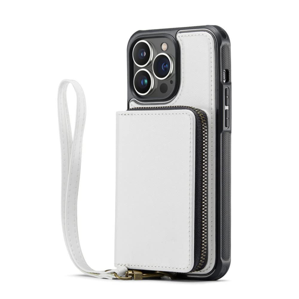Étui portefeuille à glissière iPhone protégeant l'écran des rayures de clés dans le sac - 6