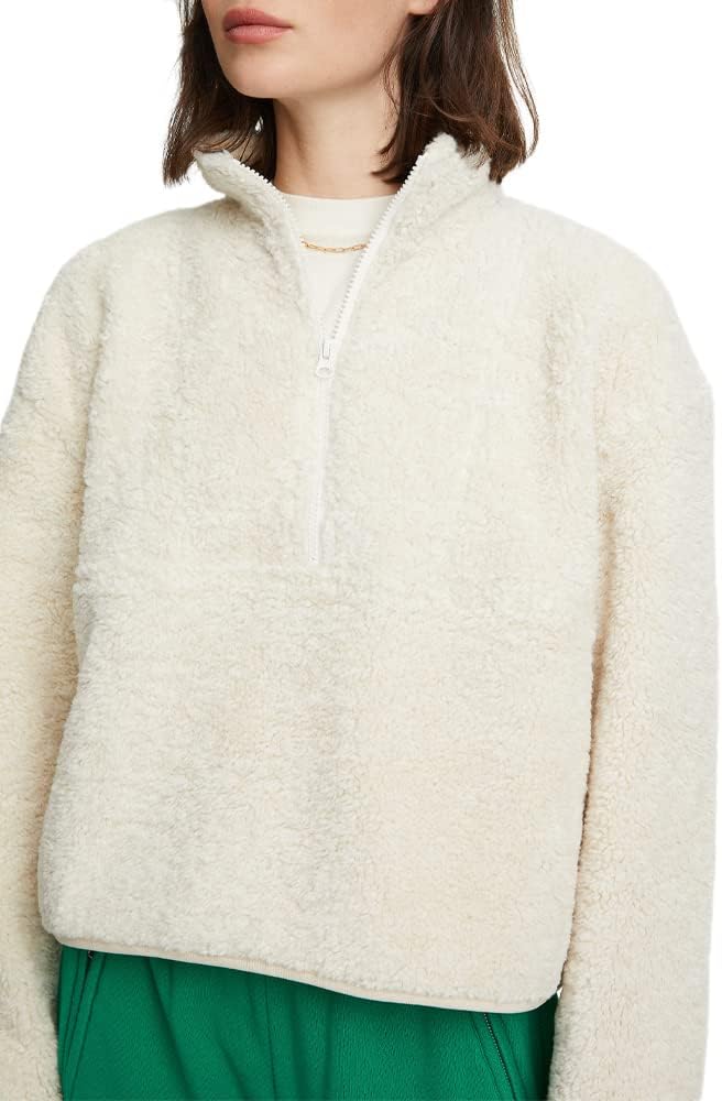Bandier womens The Holly Half Zip Sweatshirt