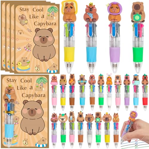 Mepmela 24 Pack Capybara Party Favors, Capybara Birthday Party Supplies
