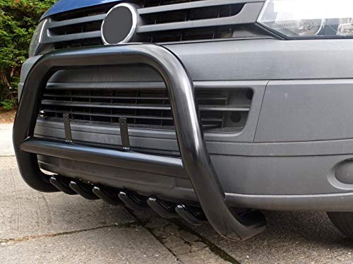 Frontschutzbügel SCHWARZ ø 76mm mit Unterfahrschutz mit EG-Typengenehmigung/ABE – Bild 4